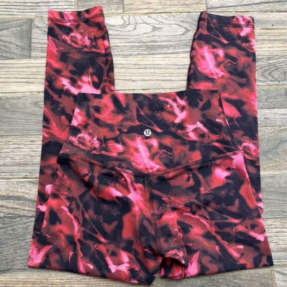 Lululemon Women’s Align High Rise Crop 21 Intensity Pink Blossom - size 4